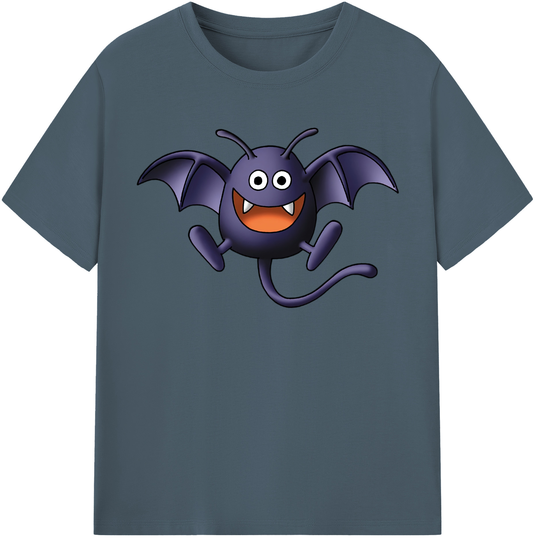 （画像用） ドラゴンクエスト Doragon Kuesuto Dragon Quest 綿100％半袖Tシャツ（フロントプリント）